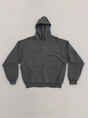 GAP Yeezy Charcoal Gray Zip Hoodie